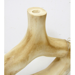 Rzeźba Wazon z surowego drewna 28cm